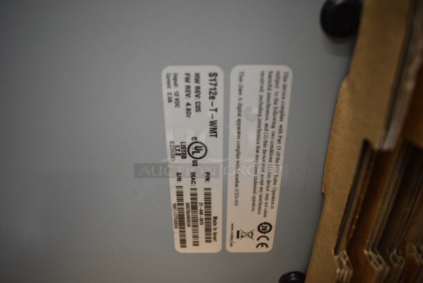 BRAND NEW IN BOX! Verint Nextiva S1712e Networked Video Server. 19x7x2.5 - Image 4 of 5