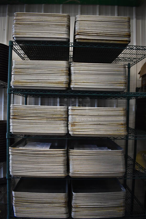 10 Metal Full Size Baking Pans. 18x26x1. 10 Times Your Bid! - Image 3 of 4