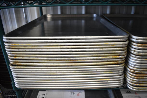 10 Metal Full Size Baking Pans. 18x26x1. 10 Times Your Bid! - Image 4 of 4