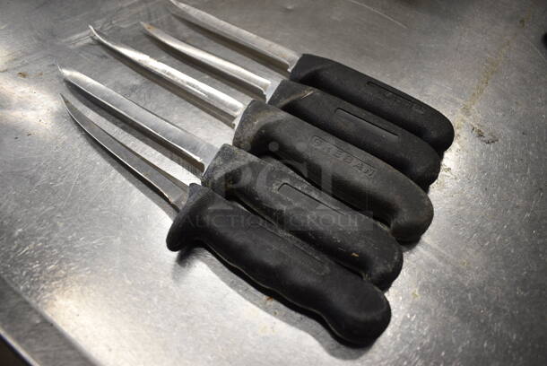 5 SHARPENED Stainless Steel Boning Knives. Includes 12". 5 Times Your Bid! - Image 3 of 4