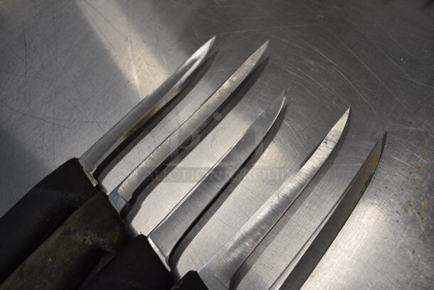 5 SHARPENED Stainless Steel Boning Knives. Includes 11". 5 Times Your Bid! - Image 4 of 4