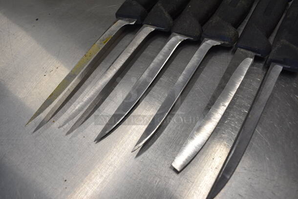 6 SHARPENED Stainless Steel Boning Knives. Includes 11". 6 Times Your Bid! - Image 2 of 4