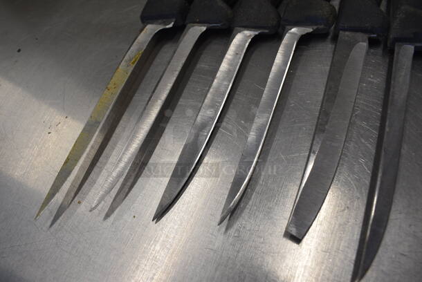 6 SHARPENED Stainless Steel Boning Knives. Includes 11". 6 Times Your Bid! - Image 3 of 4