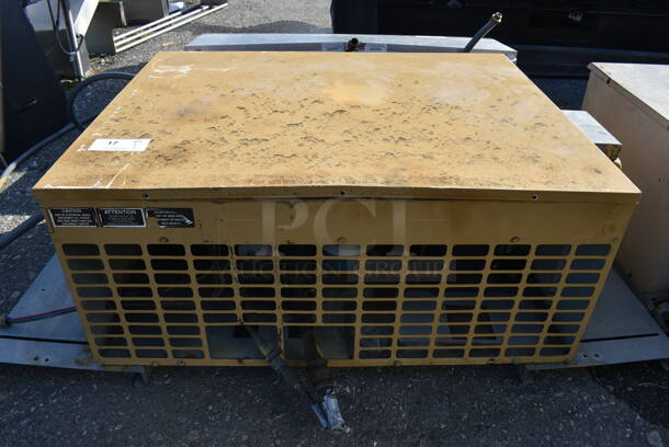 Metal Commercial Compressor for Walk In. 208-230 Volts, 3 Phase. 59x30x18