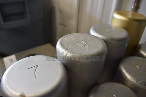 9 Various Metal Round Cutters. Includes 3x3x1.5. 9 Times Your Bid! - Image 3 of 6