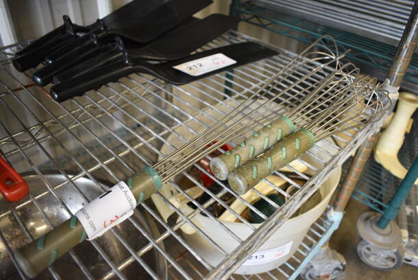 3 Metal Whisks. 12", 21". 3 Times Your Bid! - Image 1 of 2