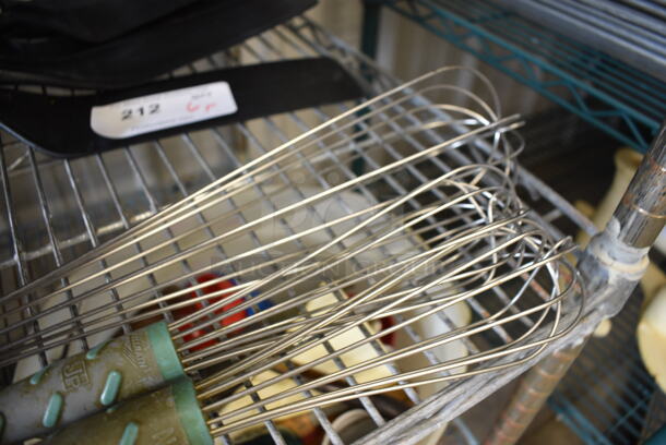 3 Metal Whisks. 12", 21". 3 Times Your Bid! - Image 2 of 2