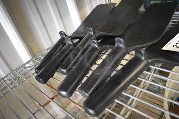 6 Black Poly Spatulas. 15". 6 Times Your Bid! - Image 2 of 3
