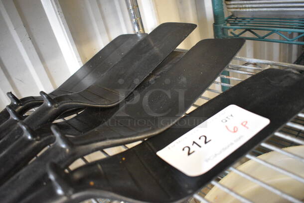 6 Black Poly Spatulas. 15". 6 Times Your Bid! - Image 3 of 3