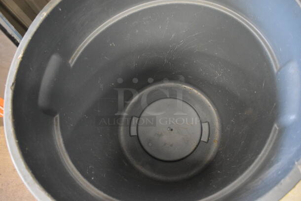 Rubbermaid Brute Gray Poly Trash Can. 26x22x27 - Image 2 of 3