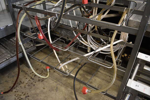 8 Flojet Soda Pumps on Chrome Finish Soda Rack. 41x16x47. 8 Times Your Bid! - Image 3 of 5