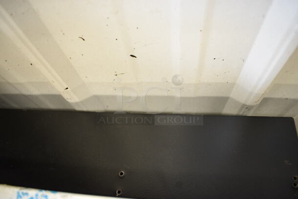 Metal Counter w/ Cash Drawer Attached to Underside. 60x30x5 - Image 4 of 5