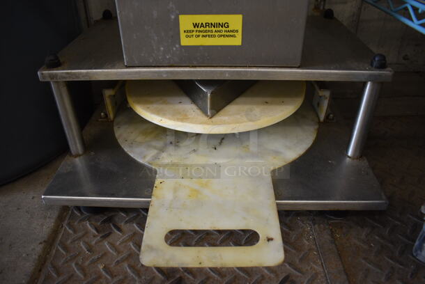 NICE! Somerset Model SDP-180LC Stainless Steel Commercial Manual Dough Press. 19x22x19 - Image 4 of 7