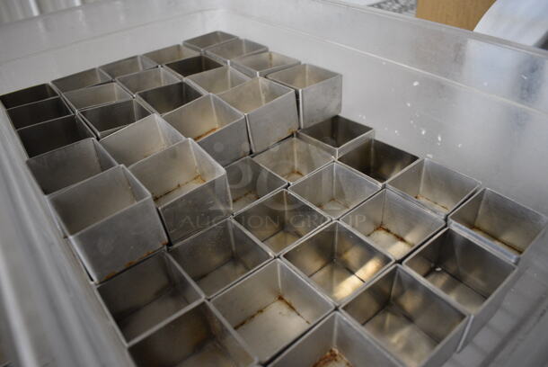 ALL ONE MONEY! Lot of 62 Metal Cups in Clear Poly Bin! 2x2x1.5 - Image 3 of 3