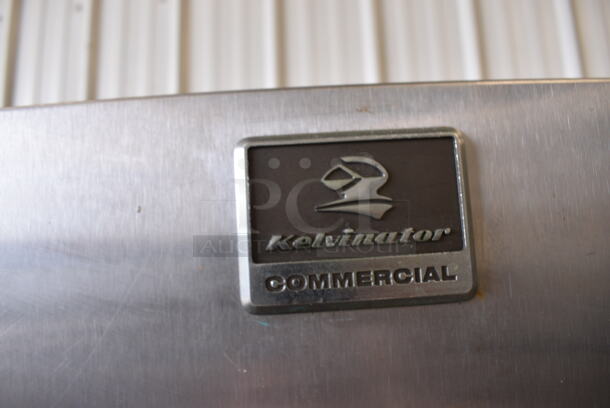 NICE! 2013 Kelvinator Model KFS220RHY2 Stainless Commercial Single Door Reach In Freezer w/ Poly Coated Racks on Commercial Casters. 115 Volts, 1 Phase. 32x28x75. Tested and Working! - Image 6 of 7