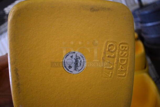 6 Yellow Bowls. 6.75x6.75x4. 6 Times Your Bid! - Image 3 of 3