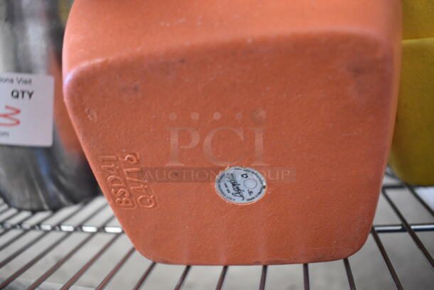 4 Bowls; 3 Brown and 1 Orange. 6.75x6.75x4. 4 Times Your Bid! - Image 3 of 3