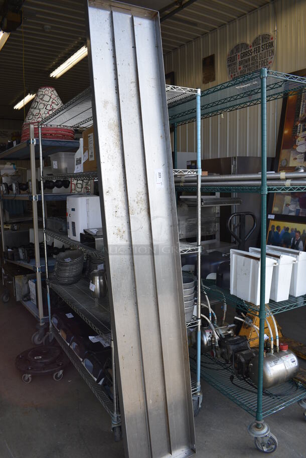 Metal Shelf. 96x16x2 - Image 2 of 4