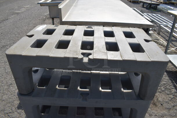 Gray Poly Dunnage Rack. 36x22x12 - Image 2 of 3