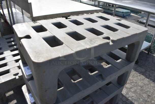 Gray Poly Dunnage Rack. 36x22x12 - Image 3 of 3