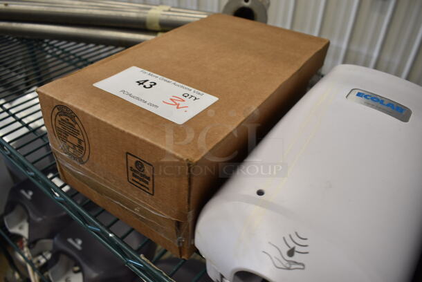 3 Various Poly Wall Mount Soap Dispensers. Includes 6x5x12. 3 Times Your Bid! - Image 3 of 3