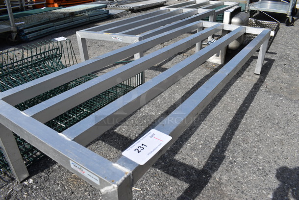 Metal Commercial Dunnage Rack. 60x20x12 - Image 2 of 3