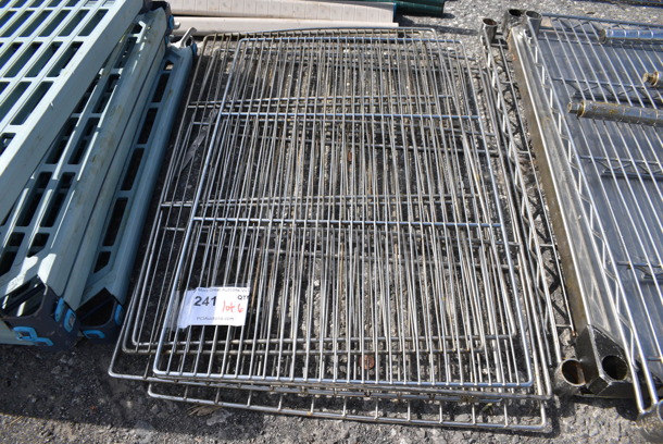 ALL ONE MONEY! Lot of 6 Chrome Finish Racks! 16.5x25.5 - Image 1 of 3