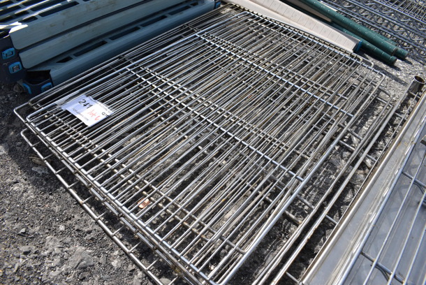 ALL ONE MONEY! Lot of 6 Chrome Finish Racks! 16.5x25.5 - Image 3 of 3
