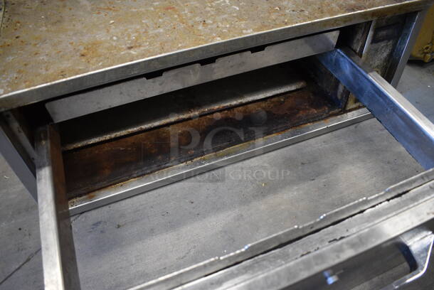 Stainless Steel Commercial Countertop Single Drawer Food Warmer. 115 Volts, 1 Phase. 29.5x23x11. Tested and Working! - Image 3 of 7