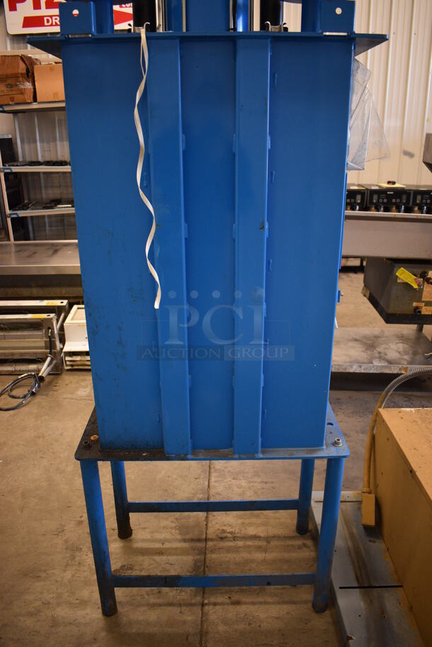 Mil-tek 102HD Blue Metal Commercial Floor Style Baler. 30x22x89 - Image 10 of 10