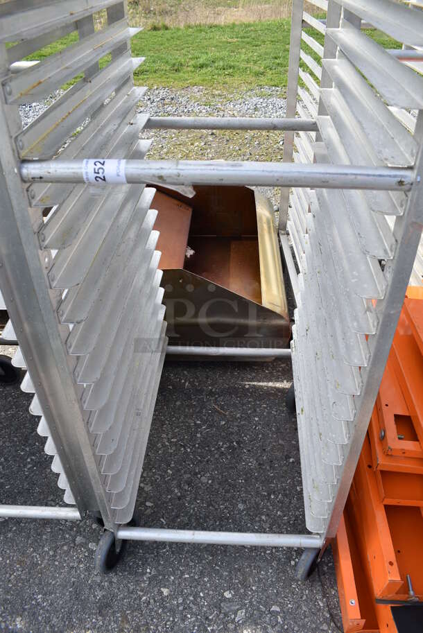 Metal Commercial Pan Transport Rack on Commercial Casters. 21x27x69.5 - Image 3 of 3
