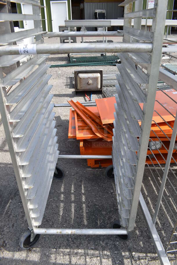 Metal Commercial Pan Transport Rack on Commercial Casters. 21x27x69.5 - Image 3 of 3
