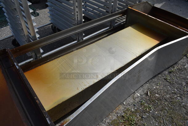 Metal Commercial Pizza Oven Hood. 128x36.5x17 - Image 3 of 5