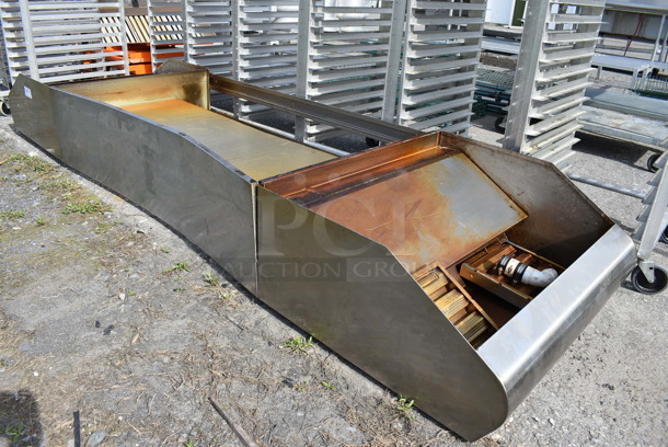 Metal Commercial Pizza Oven Hood. 128x36.5x17 - Image 5 of 5
