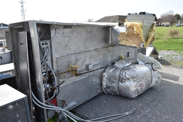 AWESOME! 9' Stainless Steel Commercial SELF CONTAINED Grease Hood w/ Filters. 126x31x55 - Image 8 of 8
