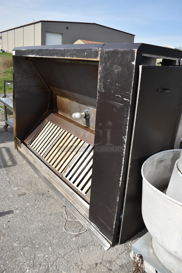 AWESOME! 6' Stainless Steel Commercial SELF CONTAINED Grease Hood w/ Filters. 85x30x58 - Image 2 of 9