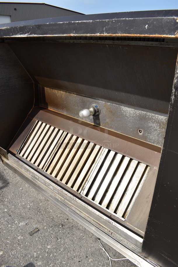 AWESOME! 6' Stainless Steel Commercial SELF CONTAINED Grease Hood w/ Filters. 85x30x58 - Image 3 of 9