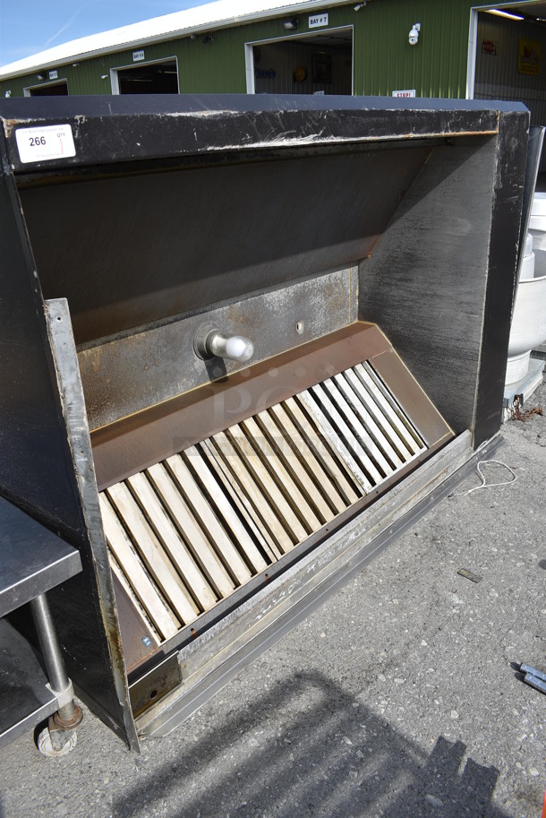 AWESOME! 6' Stainless Steel Commercial SELF CONTAINED Grease Hood w/ Filters. 85x30x58 - Image 6 of 9