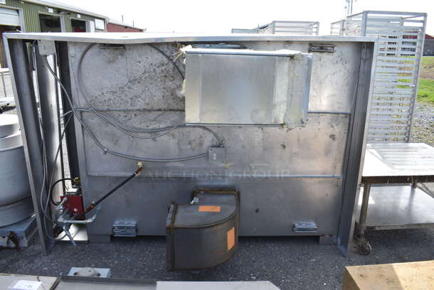 AWESOME! 6' Stainless Steel Commercial SELF CONTAINED Grease Hood w/ Filters. 85x30x58 - Image 9 of 9