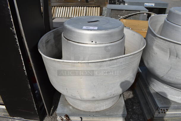 Penn Ventilation Model FX13BHFT Metal Commercial Rooftop Mushroom Exhaust Fan. 408 Volts, 3 Phase. 36x36x36 - Image 2 of 6