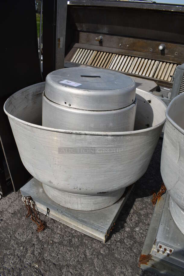 Penn Ventilation Model FX13BHFT Metal Commercial Rooftop Mushroom Exhaust Fan. 408 Volts, 3 Phase. 36x36x36 - Image 3 of 6