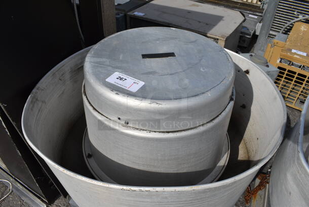 Penn Ventilation Model FX13BHFT Metal Commercial Rooftop Mushroom Exhaust Fan. 408 Volts, 3 Phase. 36x36x36 - Image 4 of 6