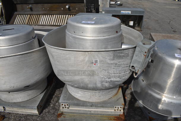 Penn Ventilation Model FX13BHFT Metal Commercial Rooftop Mushroom Exhaust Fan. 208-230/460 Volts, 3 Phase. 36x36x40 - Image 2 of 7