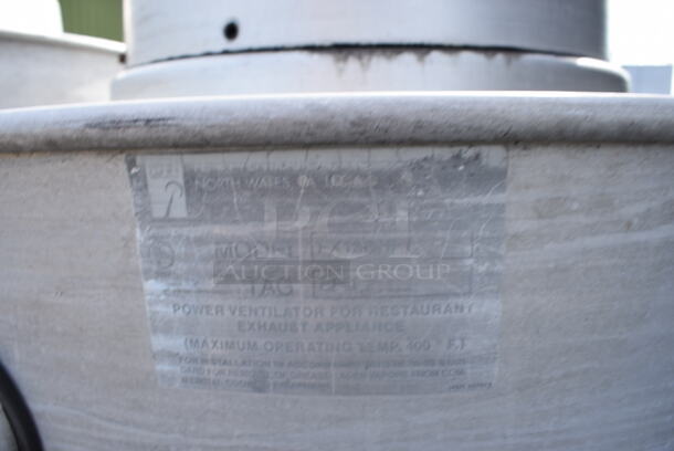 Penn Ventilation Model FX13BHFT Metal Commercial Rooftop Mushroom Exhaust Fan. 408 Volts, 3 Phase. 36x36x36 - Image 6 of 6