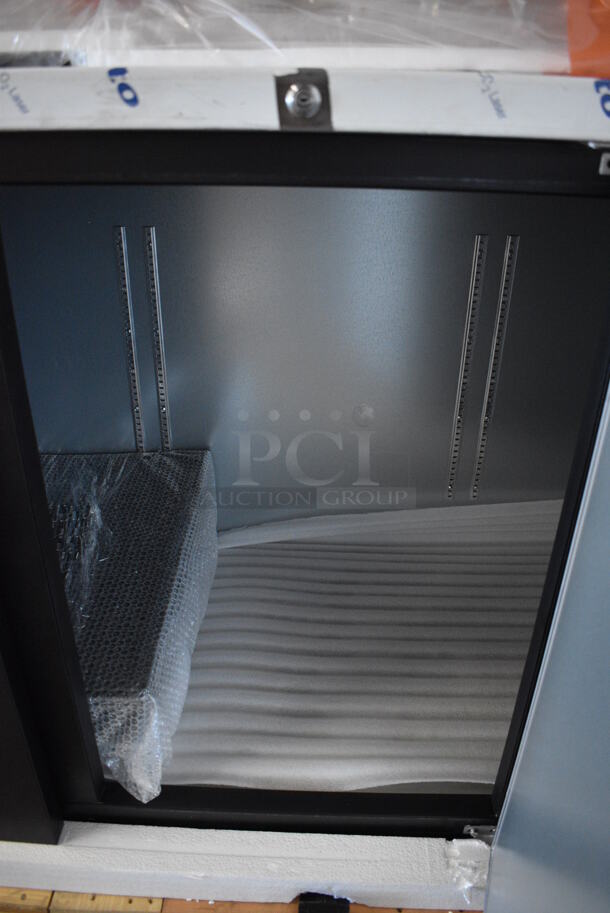 BRAND NEW! 2018 Fagor Model FBB79 Stainless Steel Commercial 3 Door Back Bar Cooler w/ Poly Coated Racks. 115 Volts, 1 Phase. 80x29x37.5. Tested and Working! - Image 5 of 9
