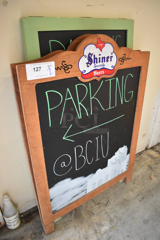2 Blackboards. 26x3x37, 22x1.5x39.5. 2 Times Your Bid!  - Image 2 of 3