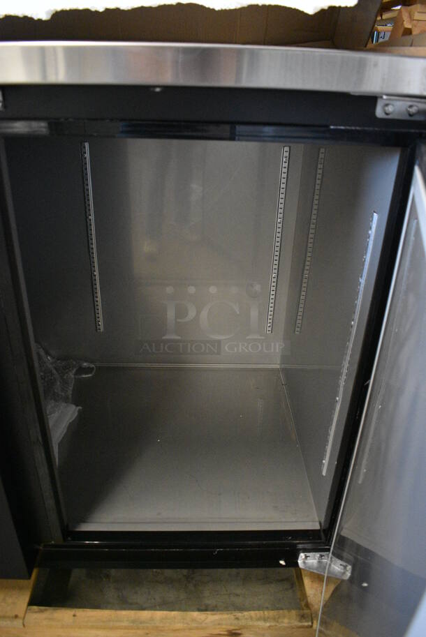 BRAND NEW! Micro Matic Model MBB-68 G E Stainless Steel Commercial 2 Door Back Bar Cooler. 115 Volts, 1 Phase. 69.5x29x37. Tested and Working! - Image 6 of 8