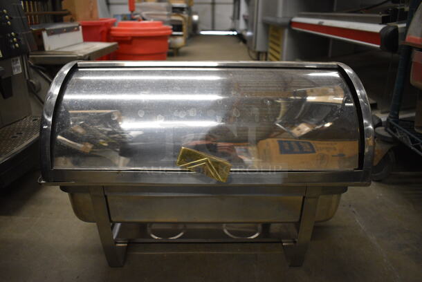 Stainless Steel Chafing Dish w/ Rolling Lid. 23x14x16