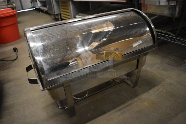 Stainless Steel Chafing Dish w/ Rolling Lid. 23x14x16 - Image 4 of 5