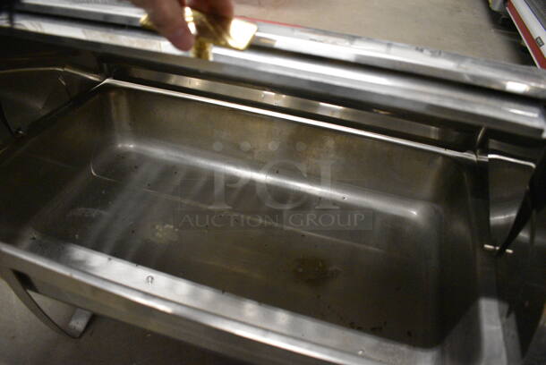 Stainless Steel Chafing Dish w/ Rolling Lid. 23x14x16 - Image 5 of 5